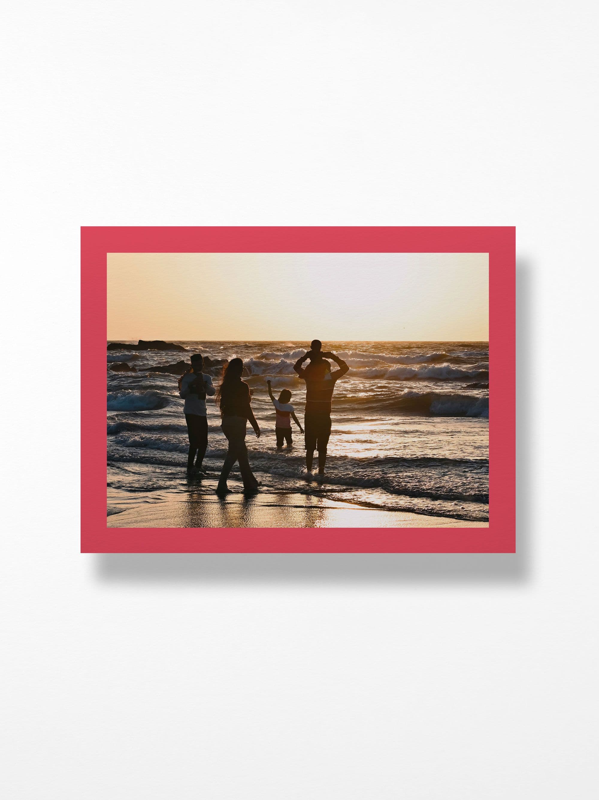 Classic Red Bleed Border Landscape