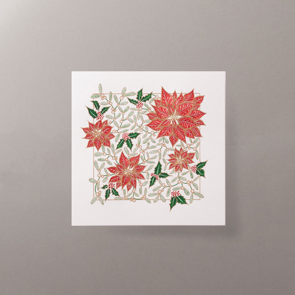 Poinsettia Christmas Cards