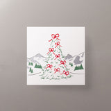 Ribbon Tree Christmas Cards